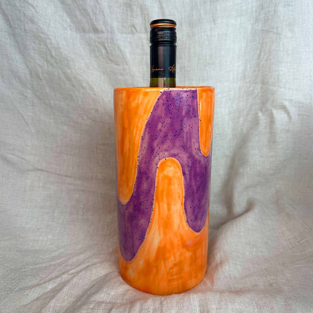 Wijnkoeler Zinga - Oranje/Paars