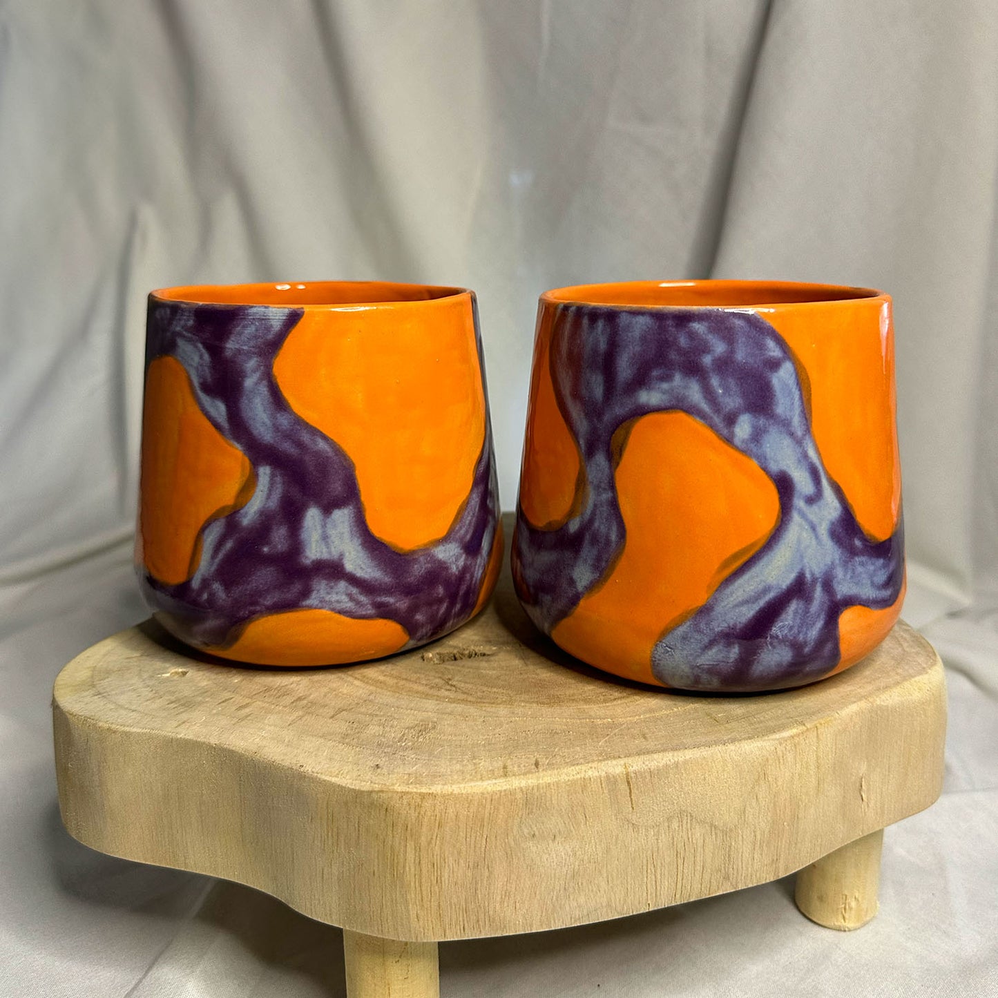 Mok Mawingu Latte - Oranje/Paars