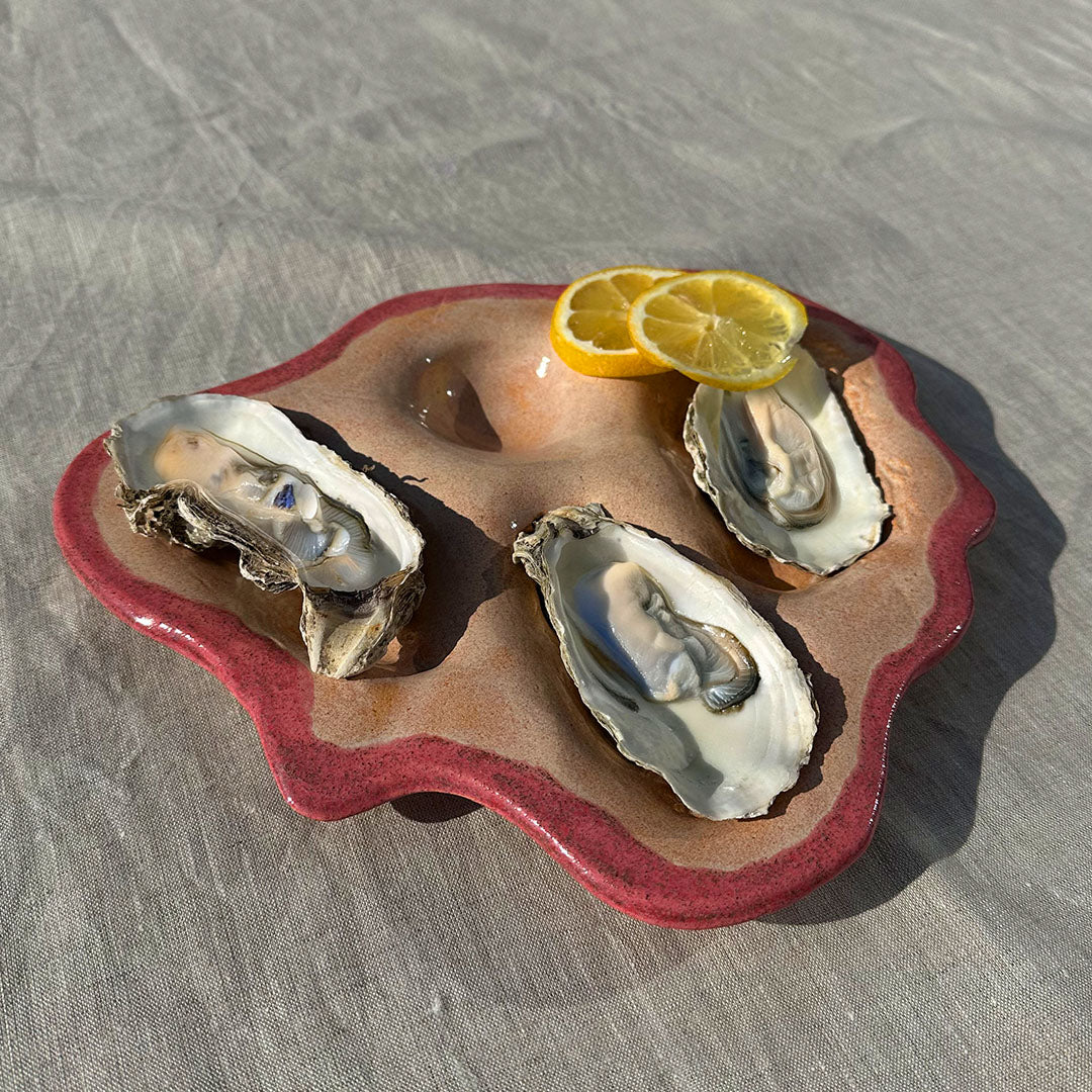 Oesterschaal - Beige/Roze