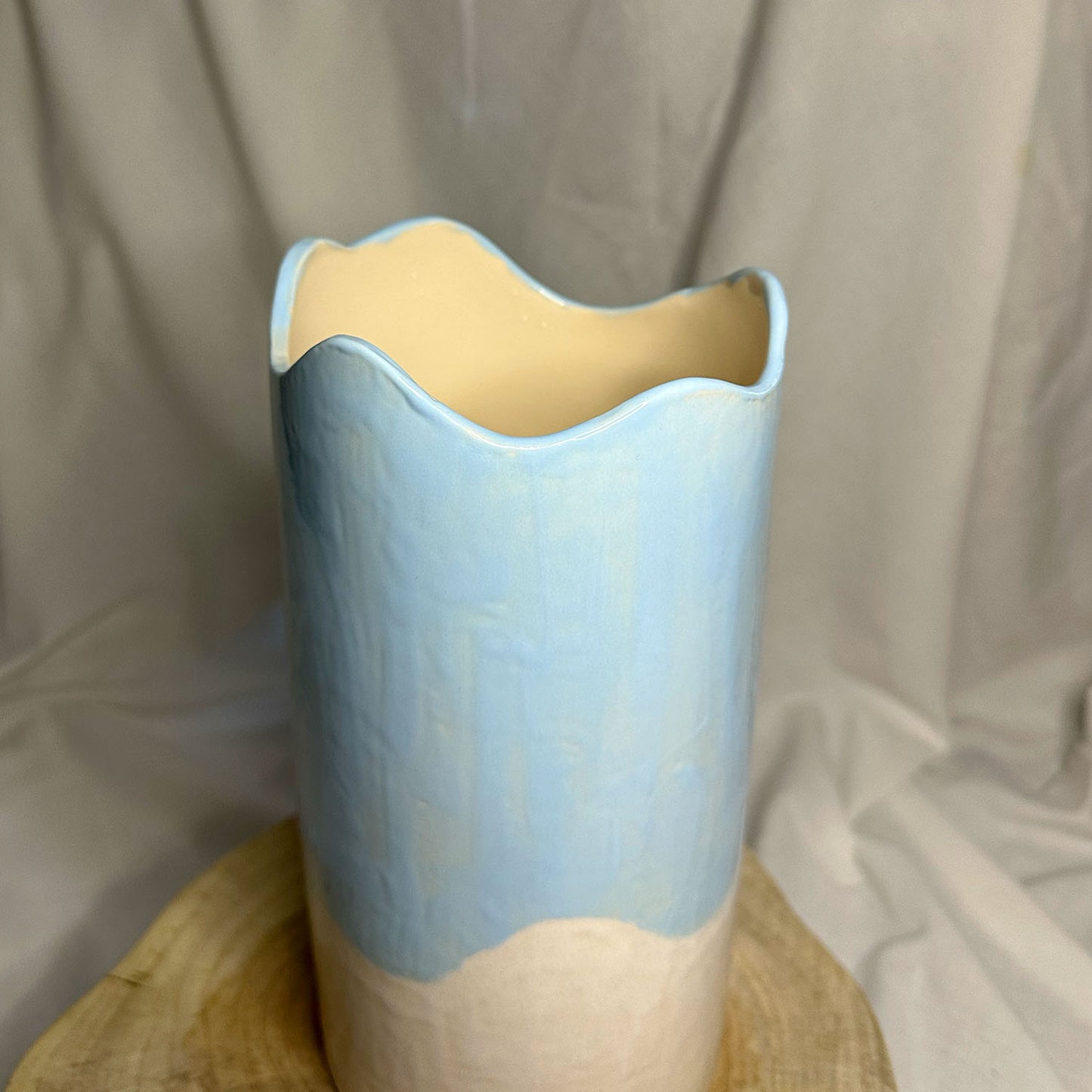 Wijnkoeler Bahari - Blauw/Beige