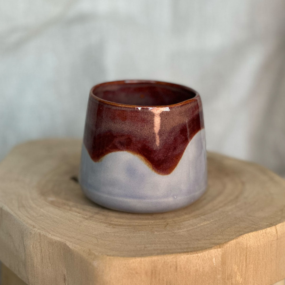 Koffiekop Wimbi - Pruim/Blauw