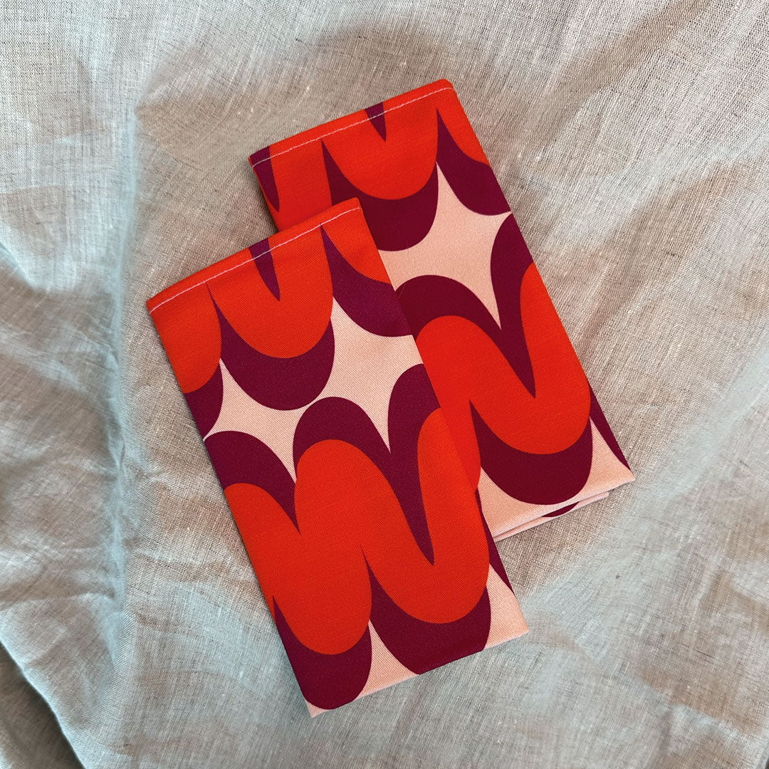 Servet Mawimbi Joto (set van 2) 35x35cm