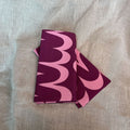 Servet Zalani (set van 2) 35x35cm | Roze/Paars