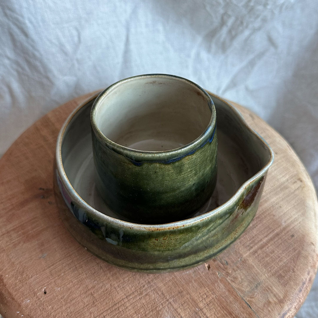 Matcha Set Tumani - Groen/Zand