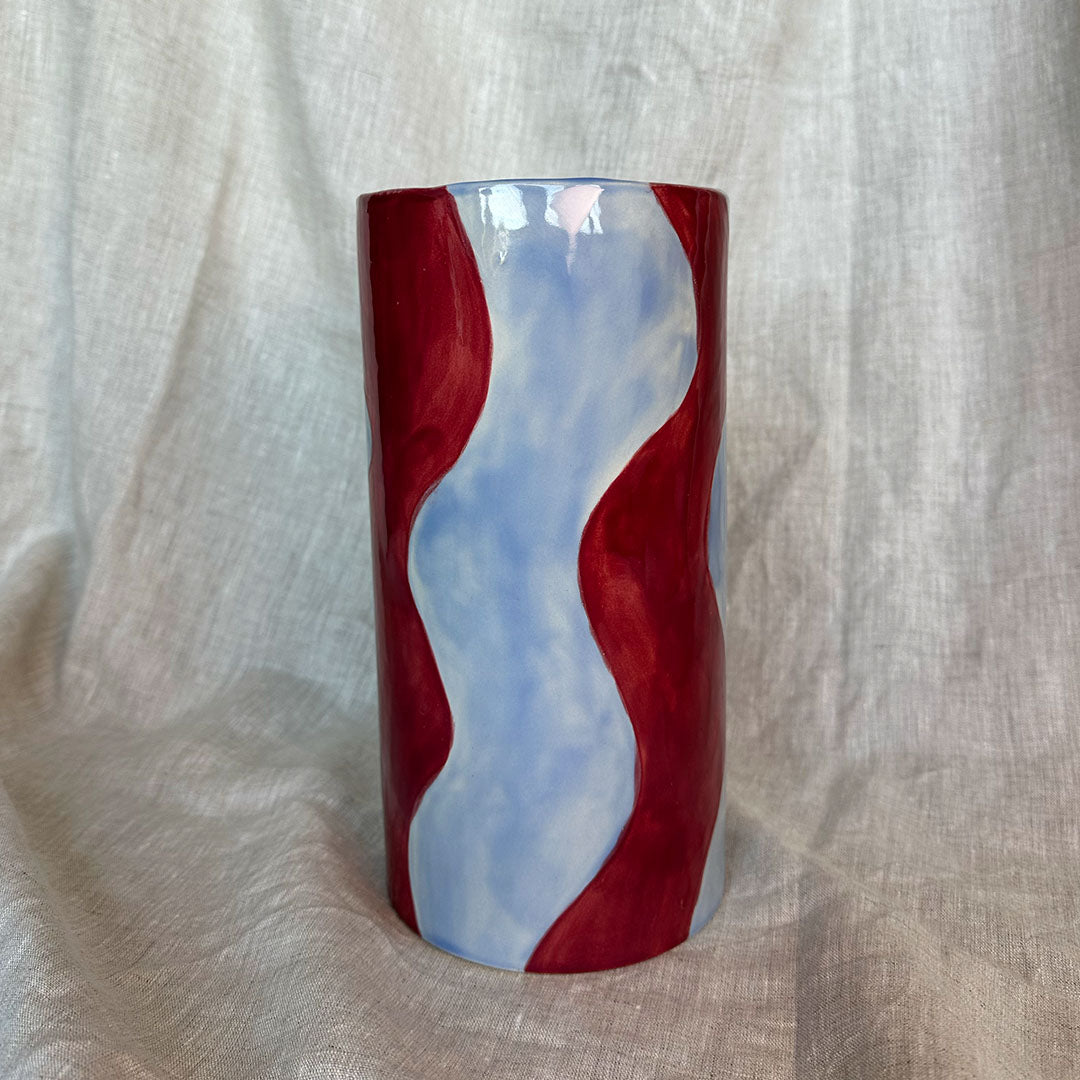 Wijnkoeler Mawimbi - Wijnrood/Blauw