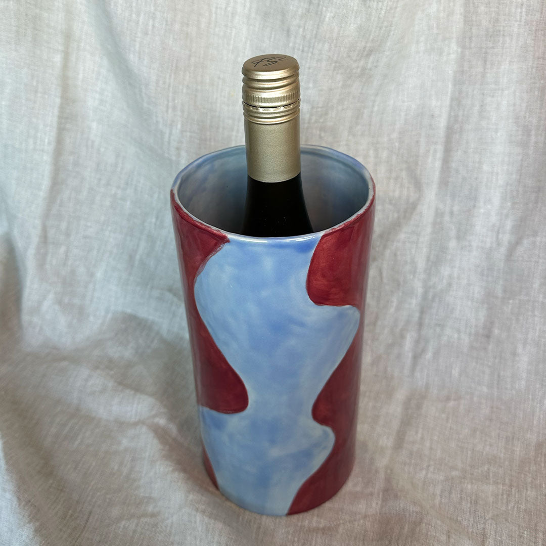 Mio Wijnkoeler | Burgundy/Blauw