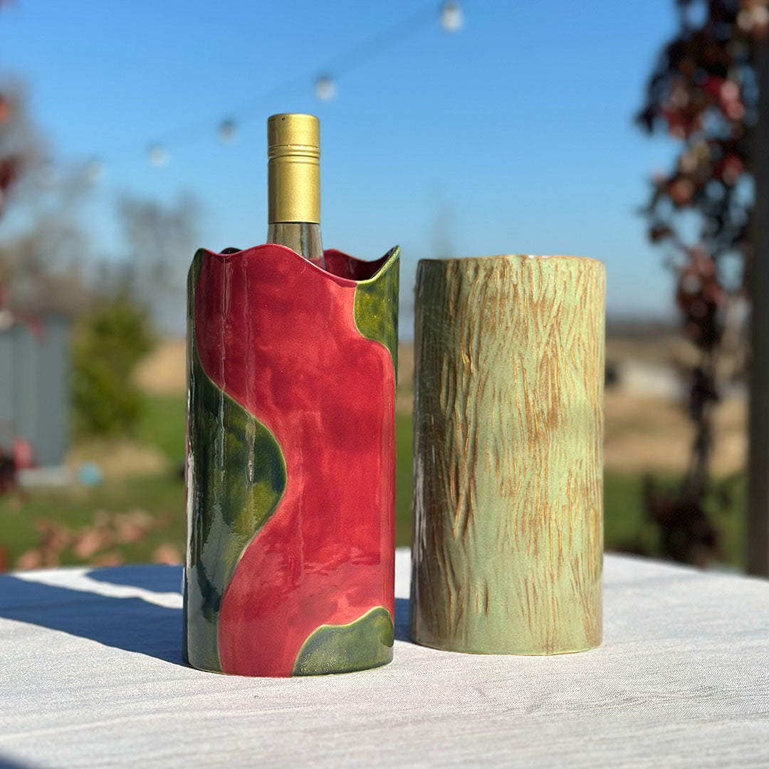 Nima Wijnkoeler | Burgundy/Groen
