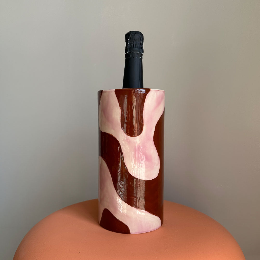 Lumaya Wijnkoeler | Bruin/Roze