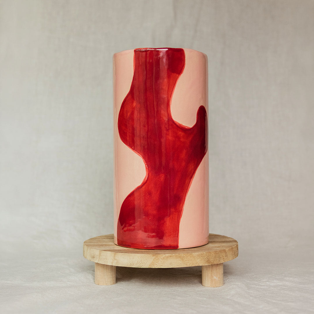 Lumaya Wijnkoeler | Roze/Burgundy