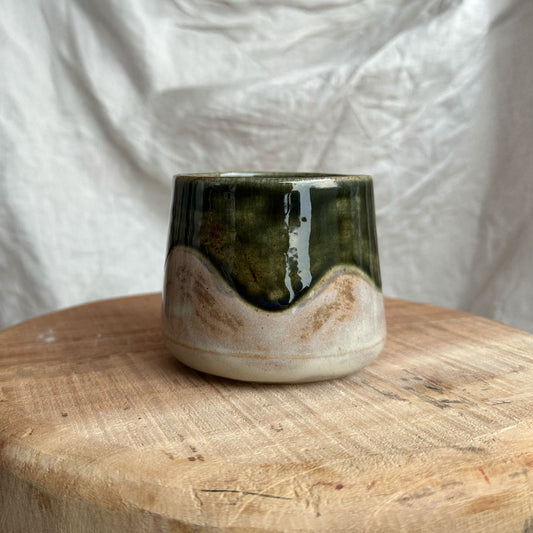 Koffiekop Naya - Groen/Zand