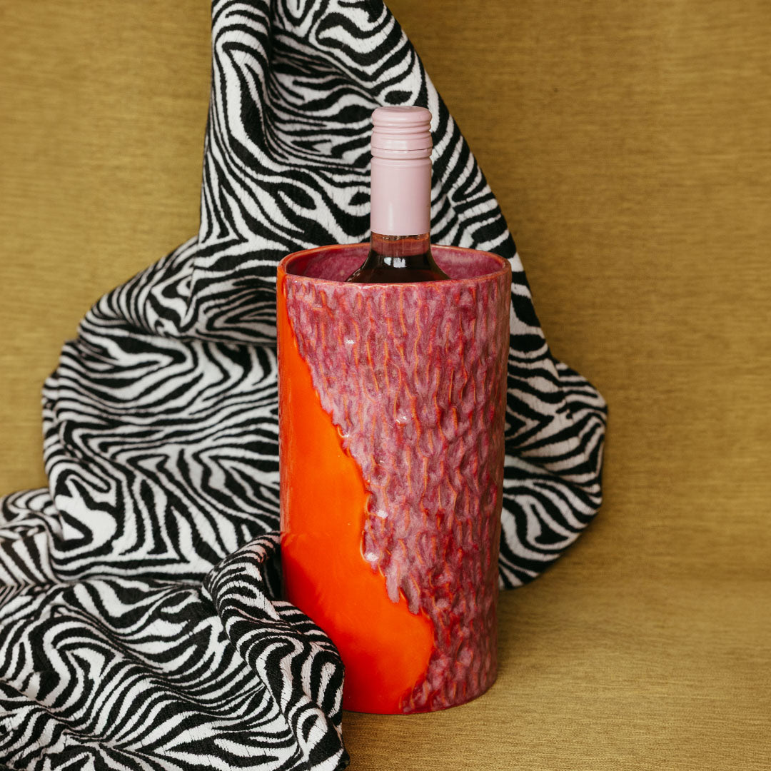 Zalira Wijnkoeler | Roze/Oranje