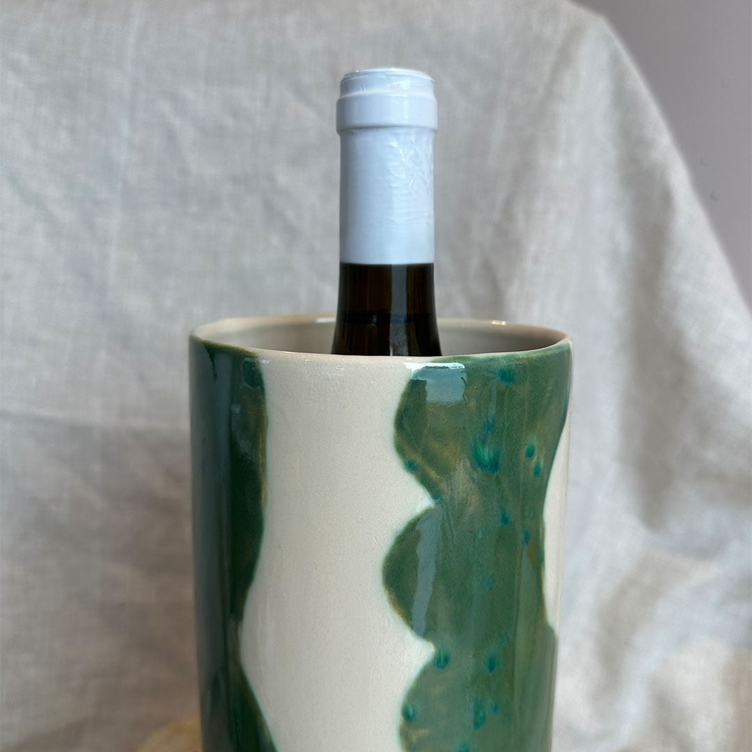 Mio Wijnkoeler | Beige/Groen
