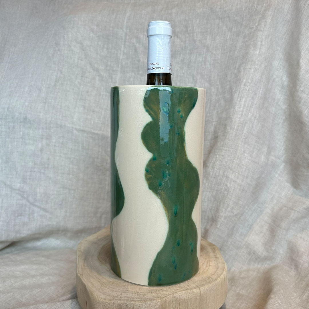 Mio Wijnkoeler | Beige/Groen