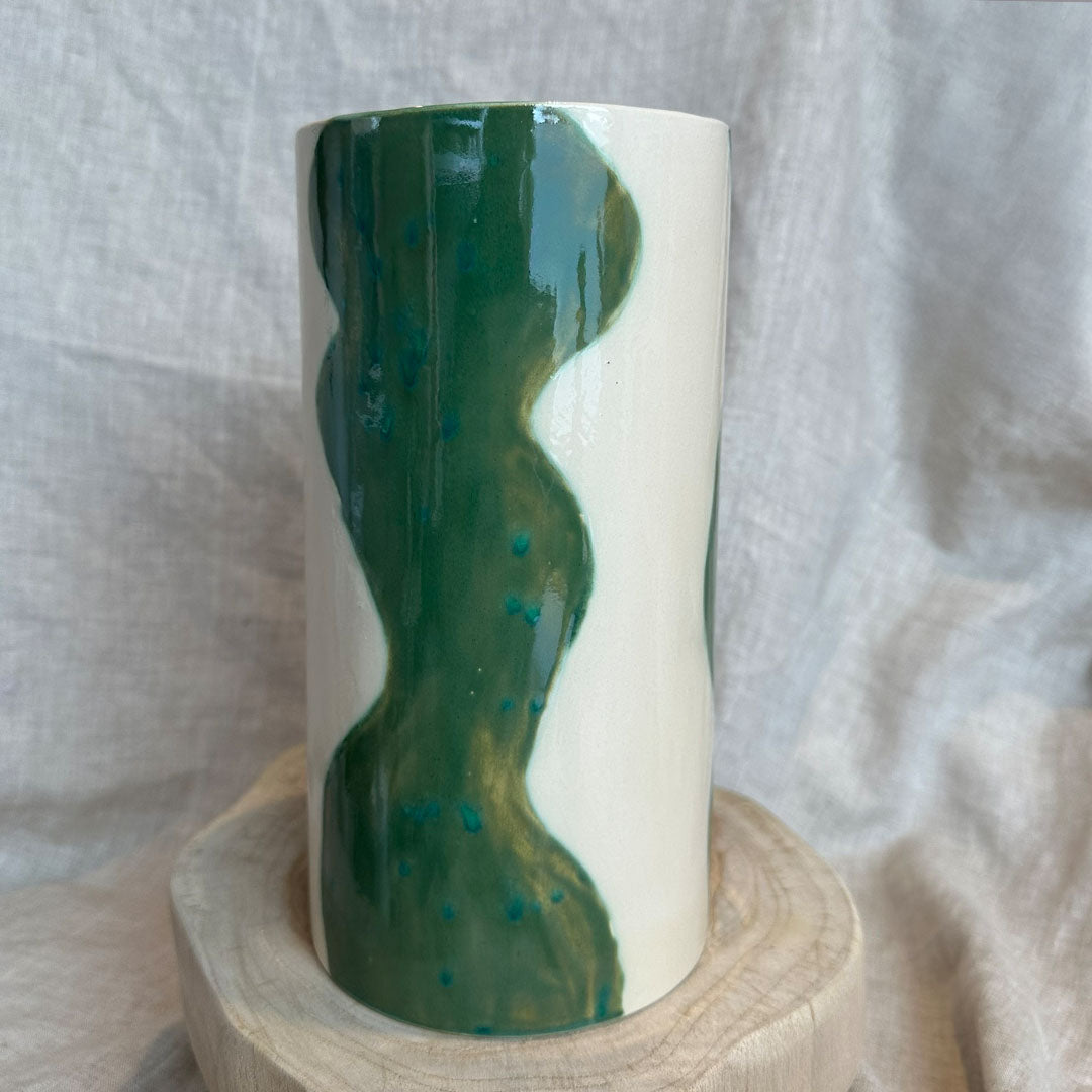 Mio Wijnkoeler | Beige/Groen