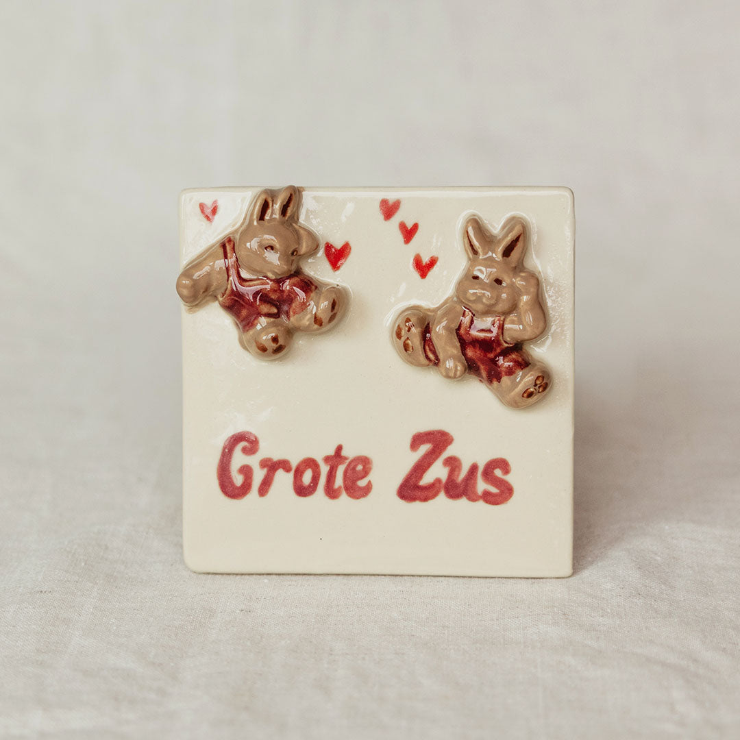 Gepersonaliseerd tegeltje