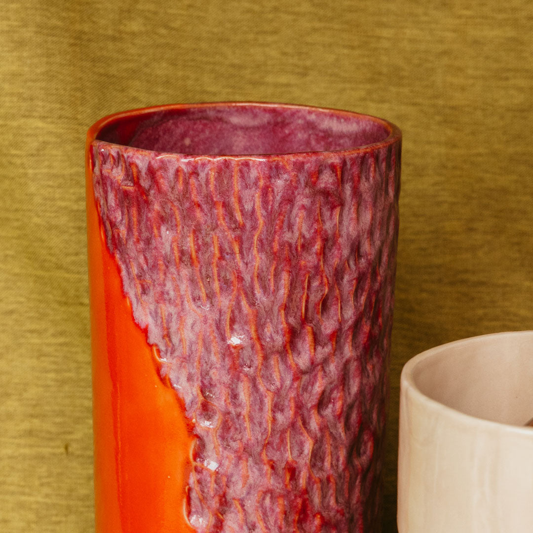 Zalira Wijnkoeler | Roze/Oranje