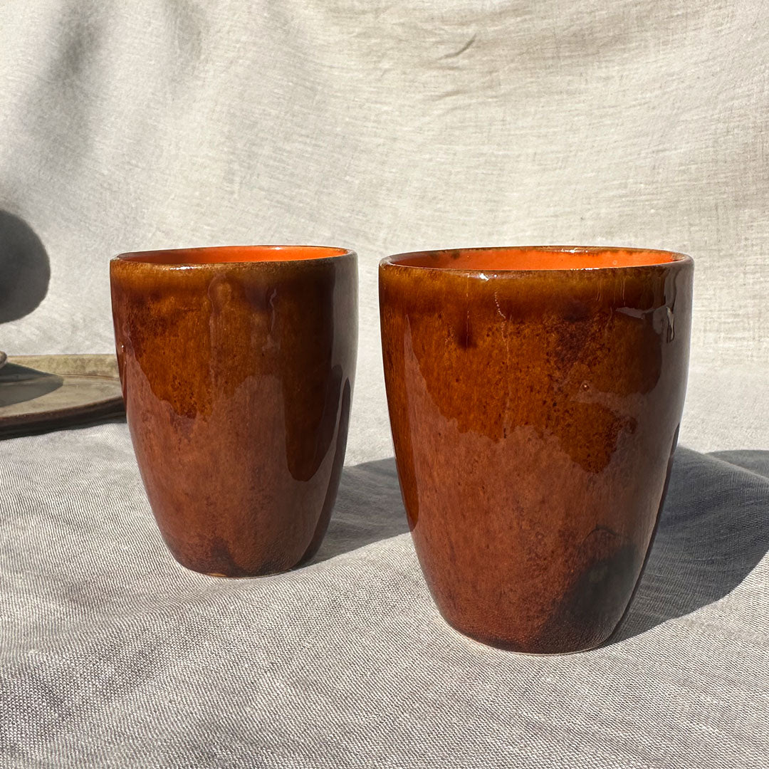 Kira kopje (set van 2) | Bruin