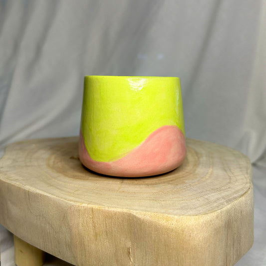 Koffiekop Naya (set van 2) - Groen/Roze