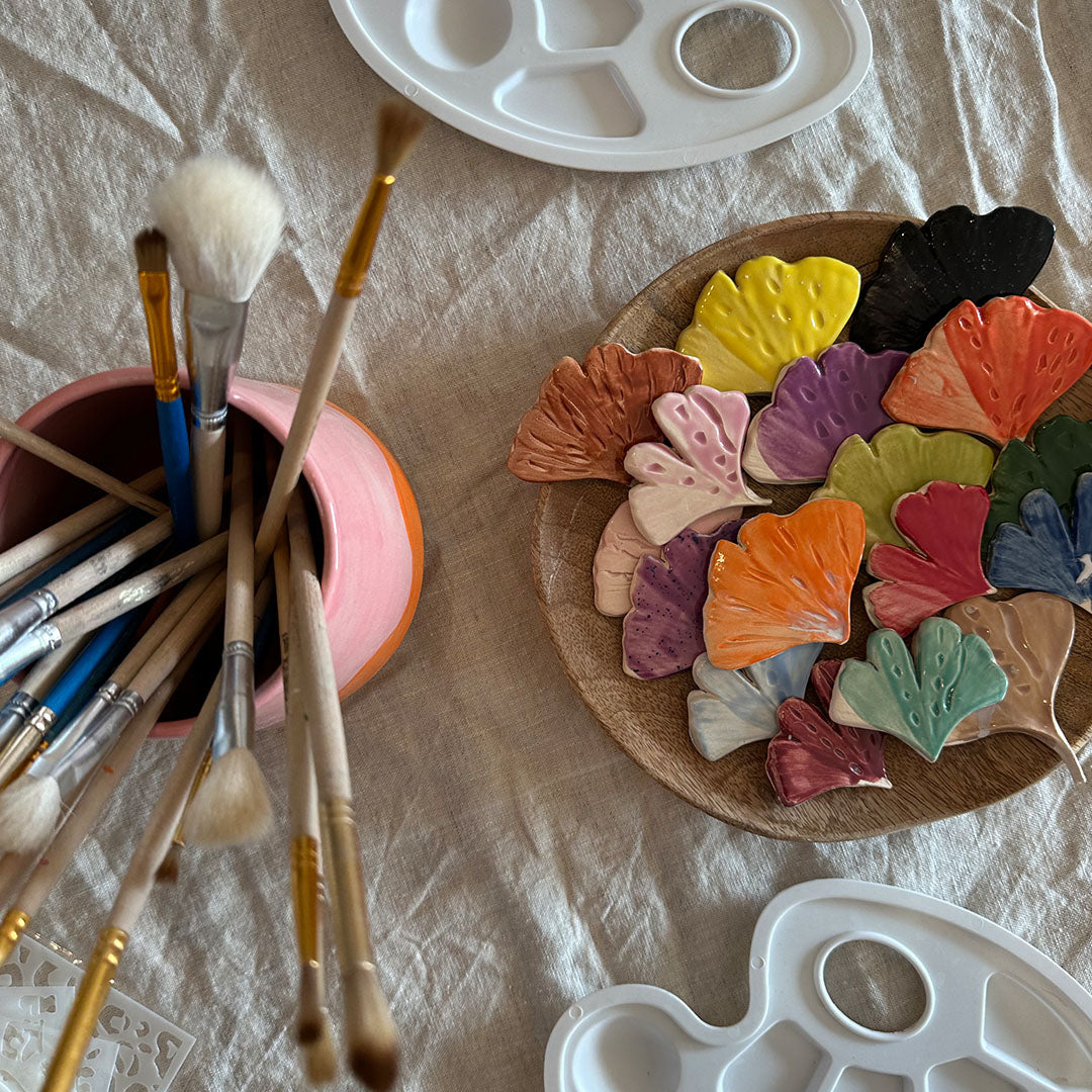 Workshop: wijnkoeler schilderen bij Nyumba