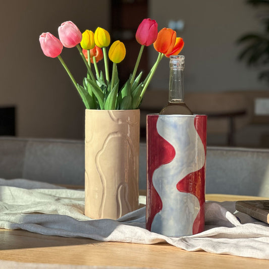 Wijnkoeler Mio - Wijnrood/Blauw